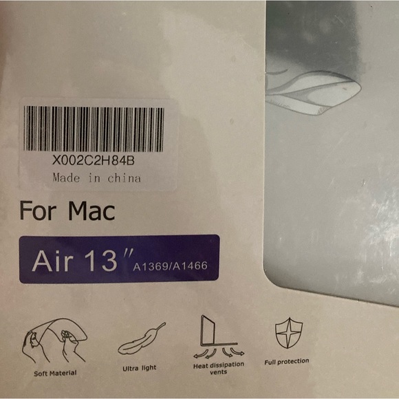 Hard shell case for Mac Air 13 colorful giraffe design - Picture 3 of 11